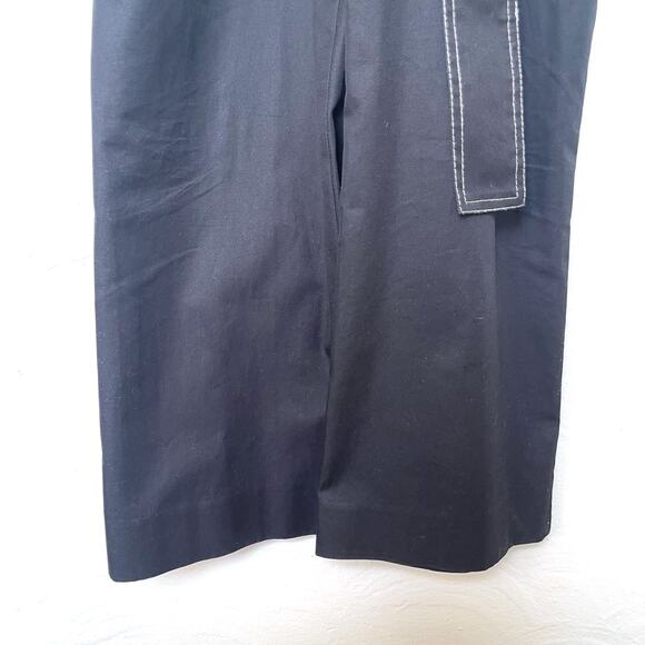 ORSEUND IRIS Workwear Belted Cotton Jumpsuit in Black Size M - Picture 13 of 16